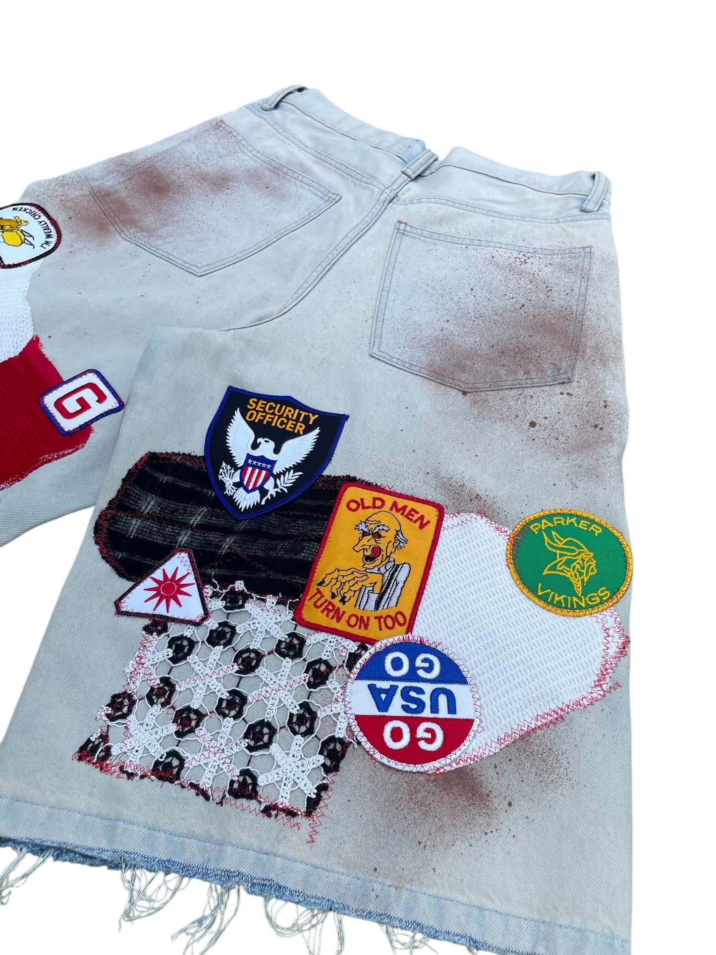 1of1 Mudwash Patchwork Jorts